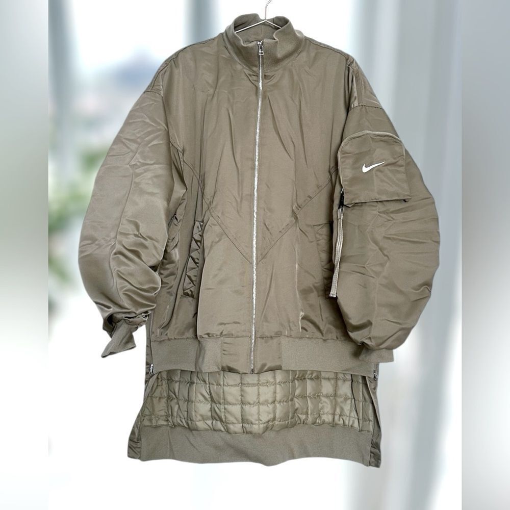 NIKE Insulated Oversized Sportswear Metro Puffer Therma-FIT Parka Jacket Sz L XL - Picture 3 of 15
